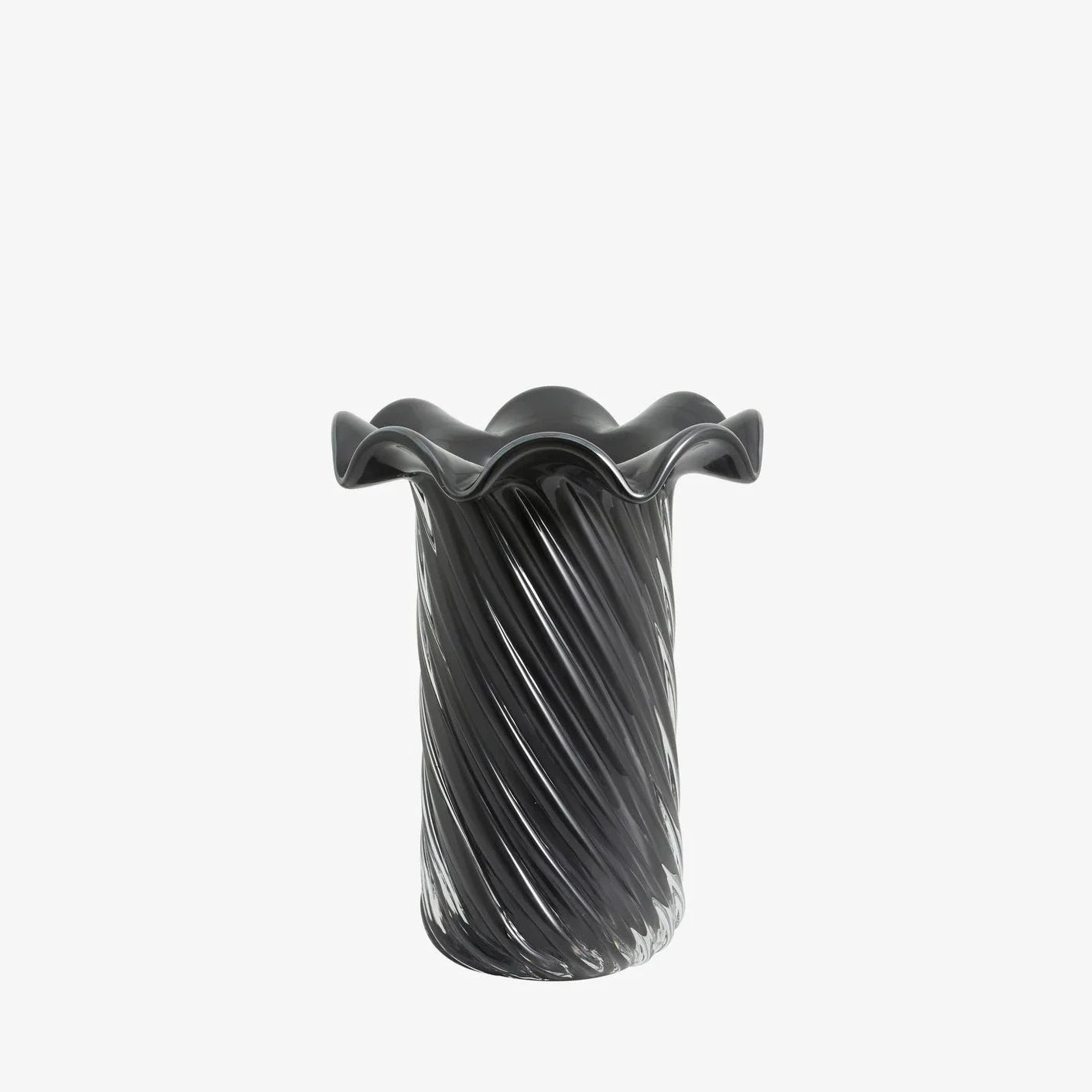 Koro Swirl Glass Vase