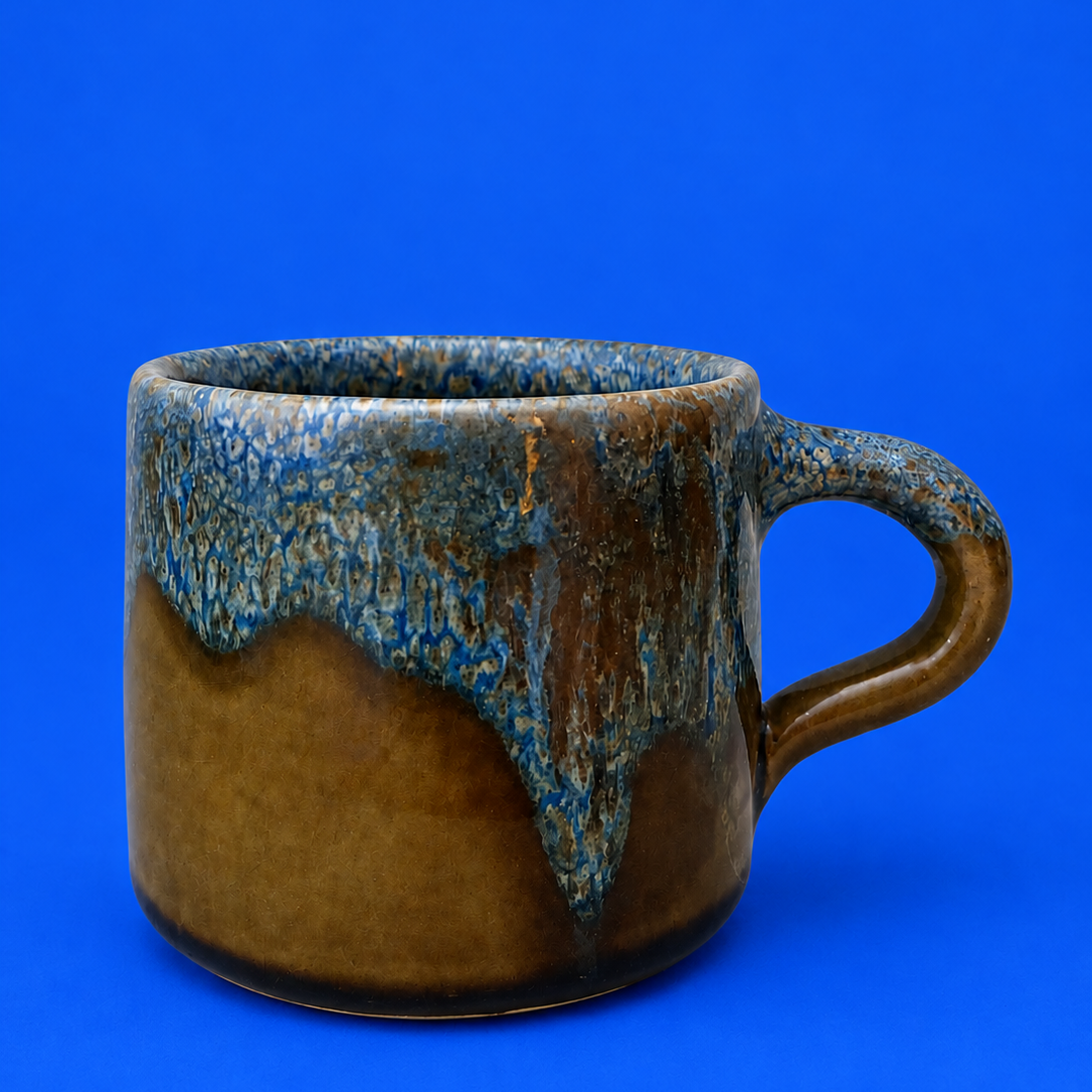 Fara Artisan Blue & Earth Glazed Mug