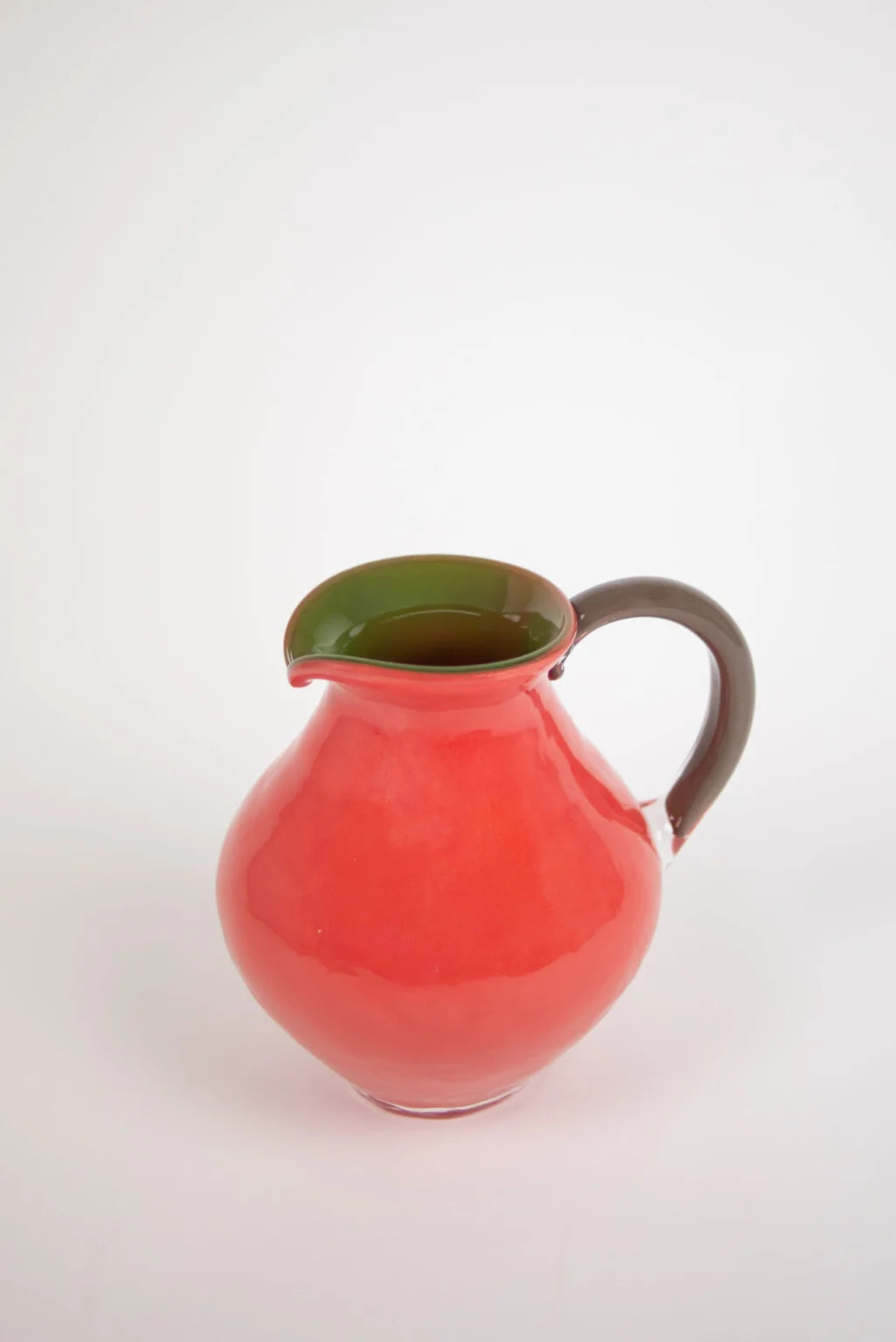 Colour Pop Red & Green Handle Jug