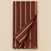 Burgundy and cream striped woven tea towel.