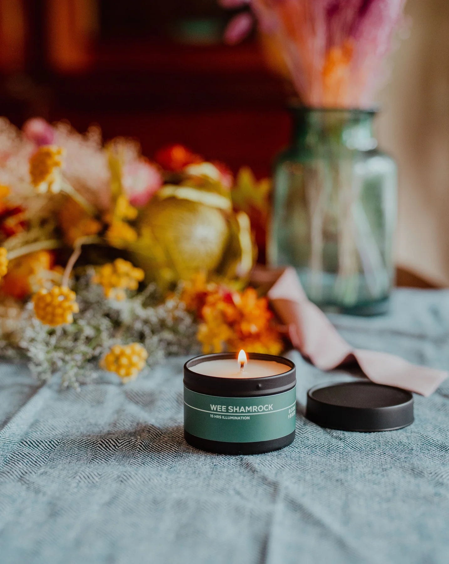 Born & Bred - Wee Shamrock Tin Candle