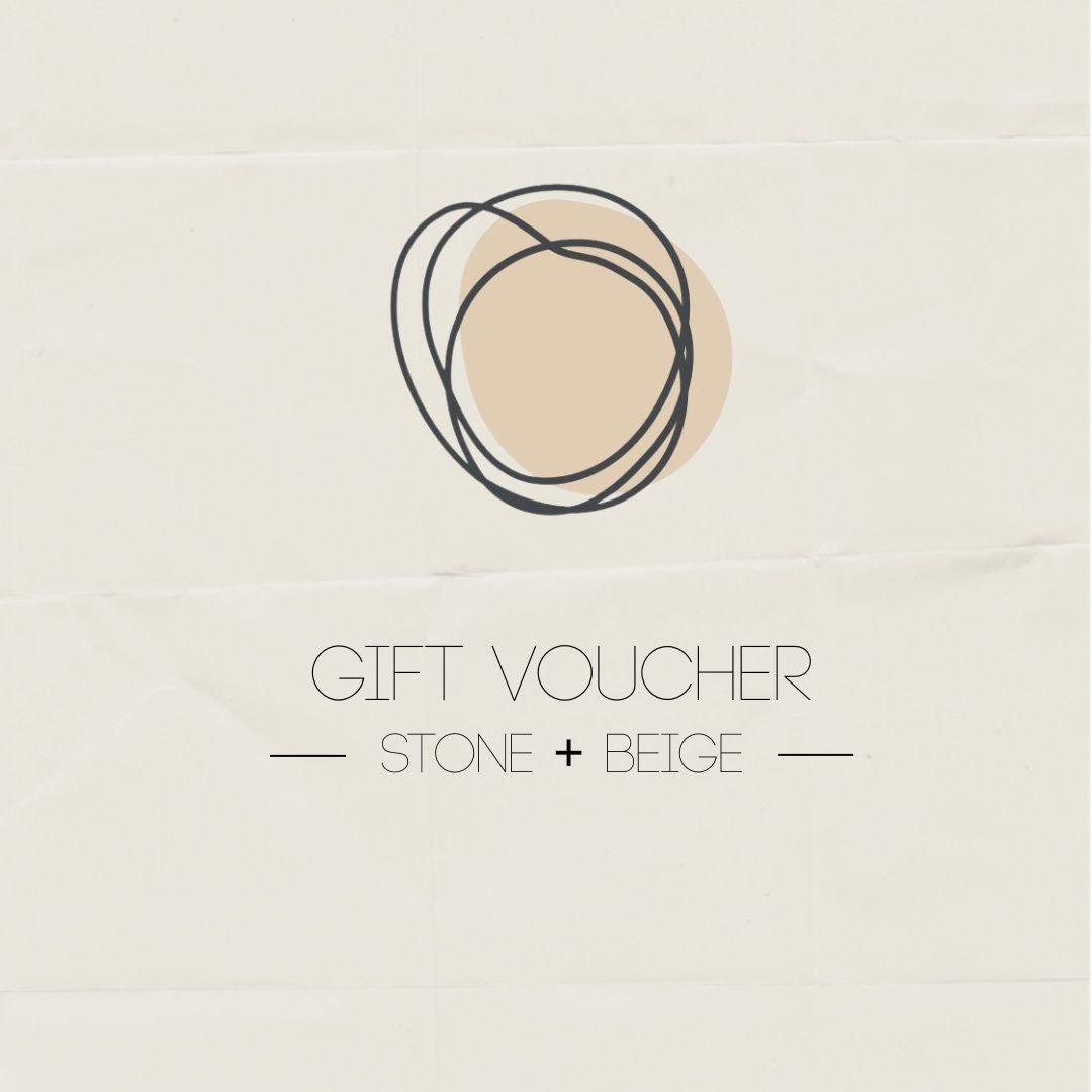 STONE + BEIGE E VOUCHER