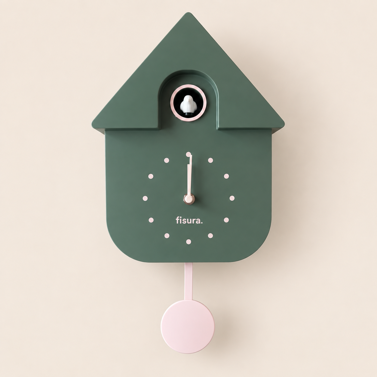 PRE ORDER Green Cuckoo Clock - Classic Timepiece with a Twist!