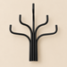 matt black coat hanger, black wall coat hooks, tree coat hanger, sculptural coat hanger, modern coat hooks, designer hallway storage, contemporary wall hooks, Stone and Beige