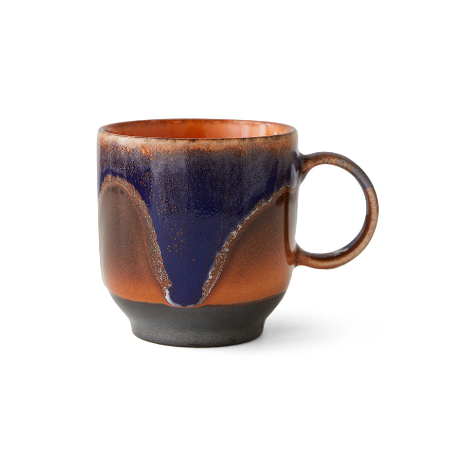 HKLIVING Purple 70s Ceramics Café Mug