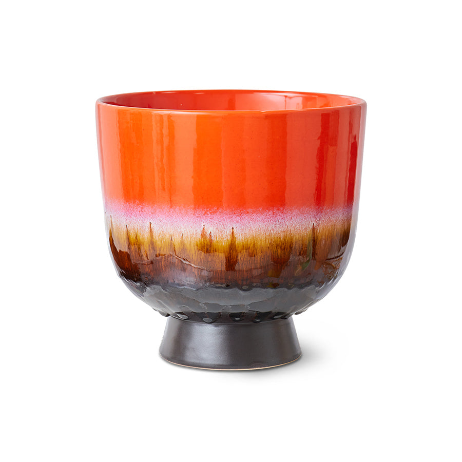 HKLIVING Retro Red Flower Pot