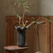 Black Sculptural Vase - stoneandbeige