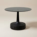 Black Smoked Glass With Mango Base Coffee Table - stoneandbeige