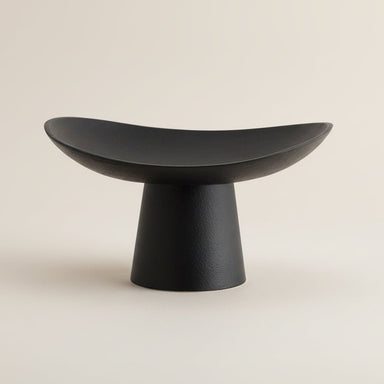 Black Unique Shaped Fruit Dish - stoneandbeige