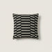 Black + White Pin Stripe Cushion - stoneandbeige