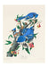 Blue Jay Birds Vintage Wall Print - stoneandbeige