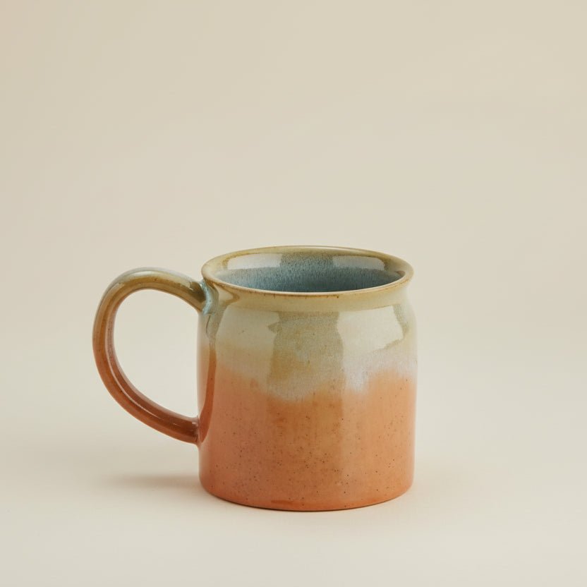 Bright Water Coloured Orange Mug - stoneandbeige