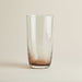Brown Wave Tall Drinking Glass - stoneandbeige
