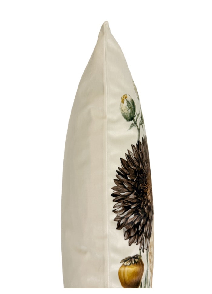 Botanical Poppy Cushion
