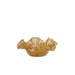 Caramel Folded Leave Glass Decor Bowl - stoneandbeige