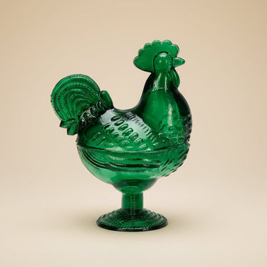 Charming Glass Hen Bowl - stoneandbeige