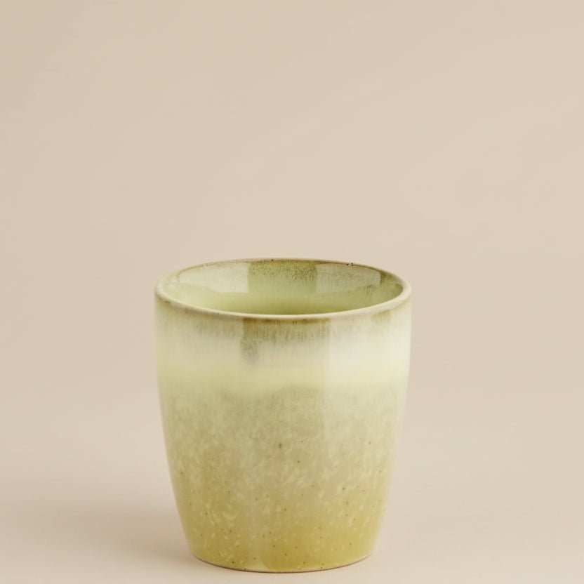 Charming Lemon + Lime Stoneware Coffee Mug - stoneandbeige