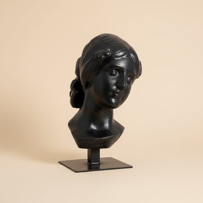 Classical Lady Statue Head - stoneandbeige