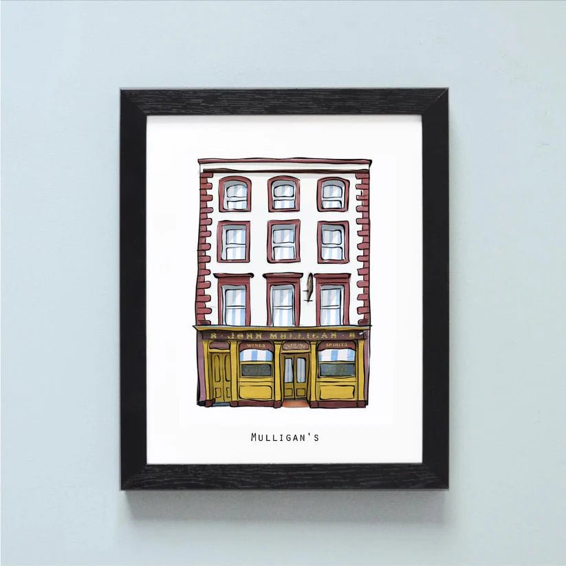COWFIELD Illustrated John Mulligan Pub - stoneandbeige
