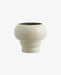 curved Iron Ivory Vase - stoneandbeige