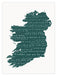 DUSTY BOY PRINT Irish Phrase Map - stoneandbeige