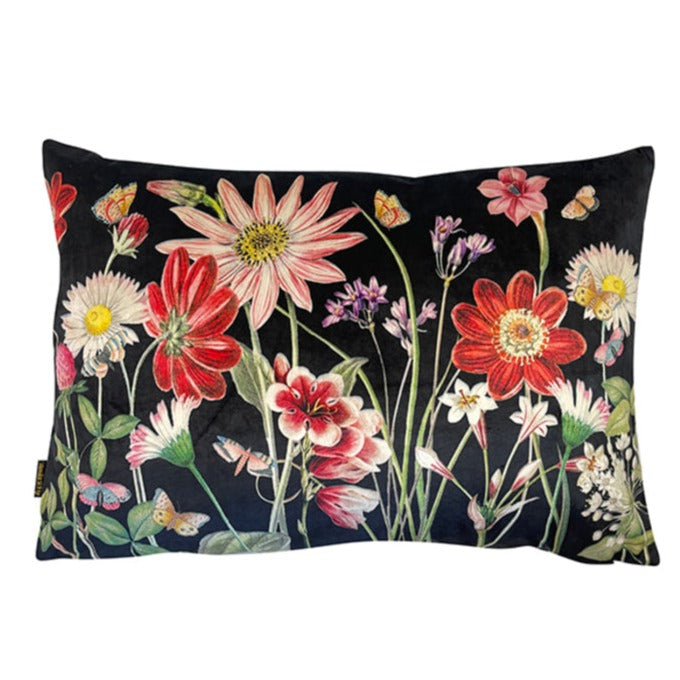 Summer Garden Velvet Cushion