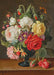 Flowers By Christian Juel MöLlback Still Life Painting - stoneandbeige