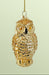 Glass Antique Gold Hanging Owl