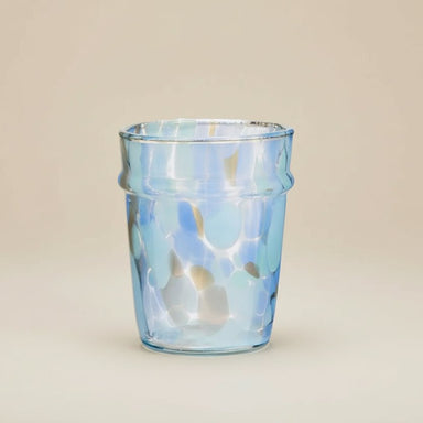 Hand Blown Blue Tones Drinking Glass - stoneandbeige