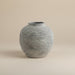 Handcrafted Textured Cement Pot - stoneandbeige