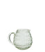 Handmade Bubble Glass Jug - stoneandbeige