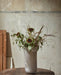Handmade White Twist Shape Glass Vase - stoneandbeige