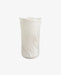 Handmade White Twist Shape Glass Vase - stoneandbeige