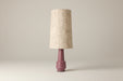 HK LIVING Retro Red Stoneware Lamp Base - stoneandbeige