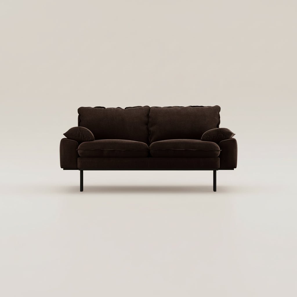 HKLIVING - 2 Seater Retro Sofa - stoneandbeige