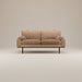 HKLIVING - 2 Seater Retro Sofa - stoneandbeige