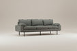 HKLIVING - 3 Seater Retro Sofa - stoneandbeige