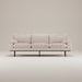 HKLIVING - 3 Seater Retro Sofa - stoneandbeige