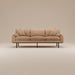 HKLIVING - 3 Seater Retro Sofa - stoneandbeige