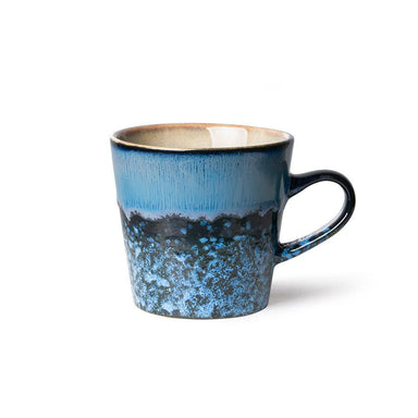 HKLIVING BLUE/Black Stoneware Mug