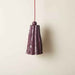 HKLIVING Burgundy pendant lamp with a contemporary sculptural design and rich burgundy finish.