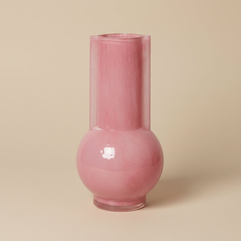 Flamingo Pink Vase - Elegant Home Decor Accent BY HKLIVING