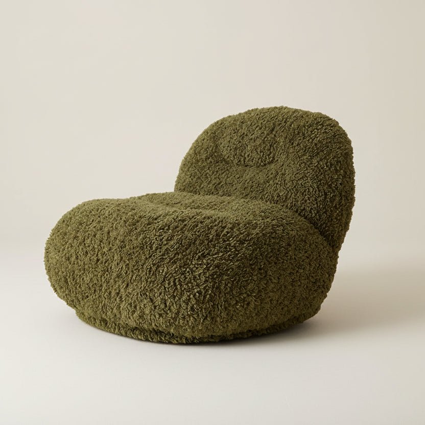 HKLIVING - Khaki Poodle Chair - stoneandbeige