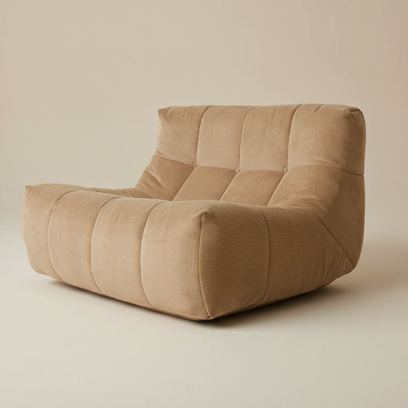 HKLIVING Lazy Lounge Chair - stoneandbeige