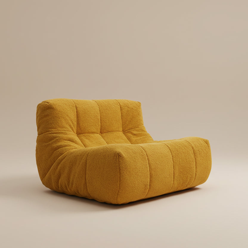 HKLIVING Lazy Lounge Chair - stoneandbeige