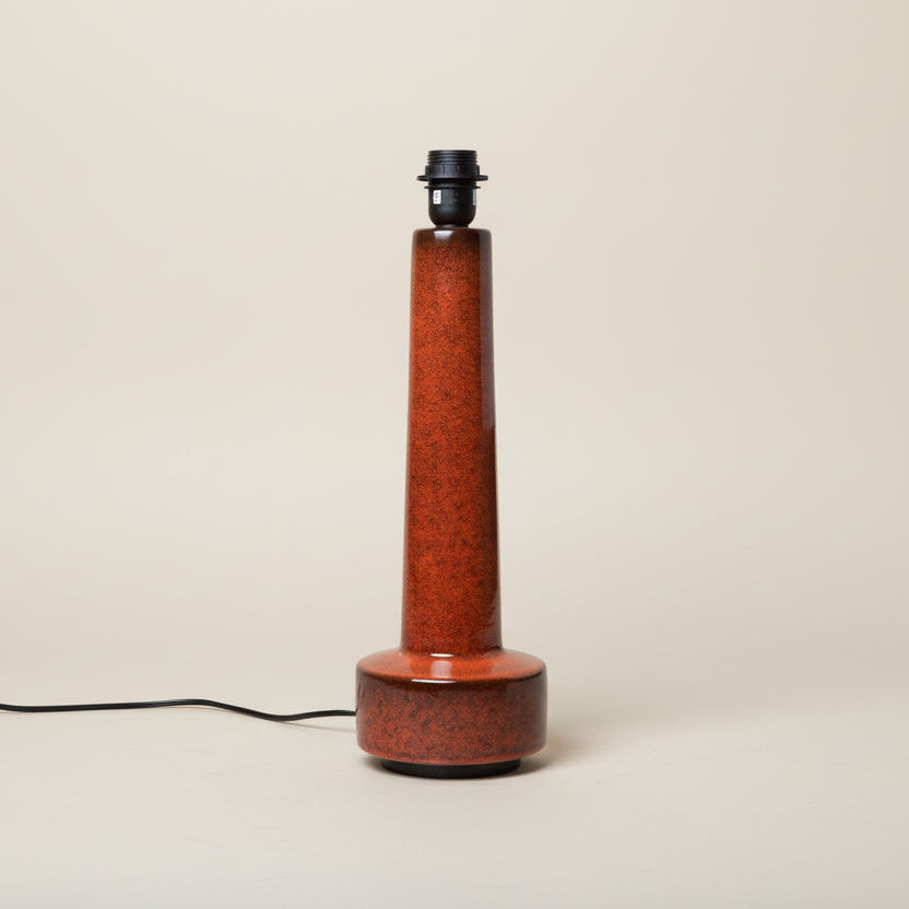 HKLIVING Retro stoneware Red Lava lamp base - stoneandbeige