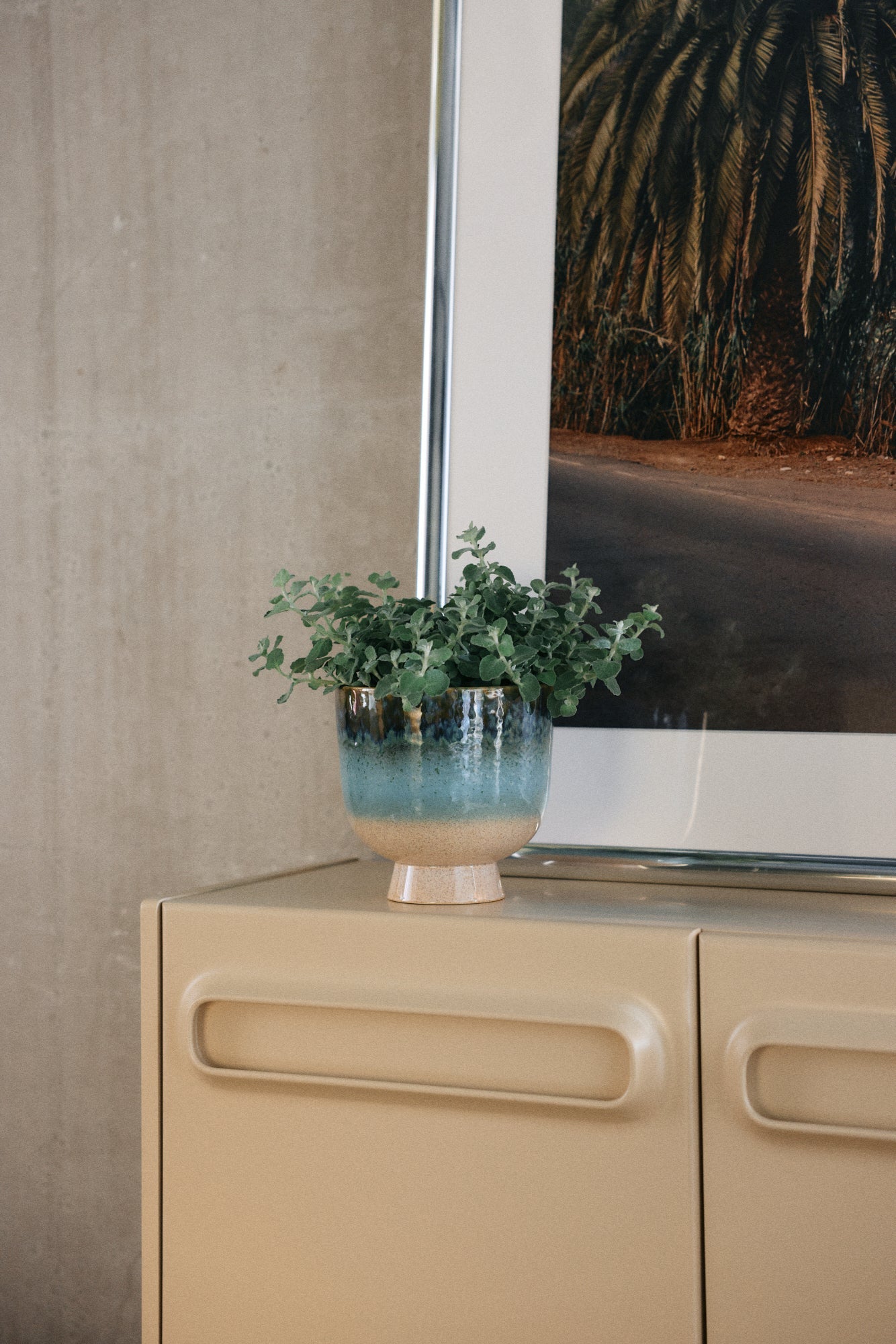 HKLIVING Unqiue Shaped Plant Pot - stoneandbeige