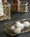 Iron Gold Wire Handmade Basket - stoneandbeige