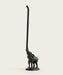 Iron Matt Black Elephant Holder - stoneandbeige