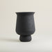 Iron Sleek Matt Black Plant Pot - stoneandbeige